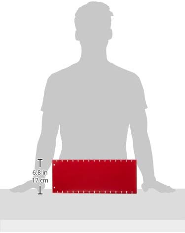 Wall Control Shelf 6in Deep Pegboard Shelf Assembly Pegboard and Slotted Tool Board - Red
