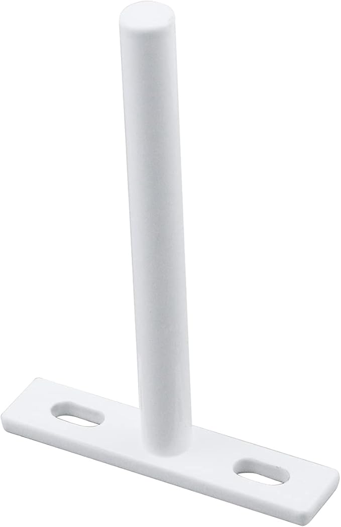 Antrader 4 Sets 4" Heavy Duty Blind Shelf Supports Hidden Brackets, Suitable for Wood Shelves, with Screws and Anchors, White