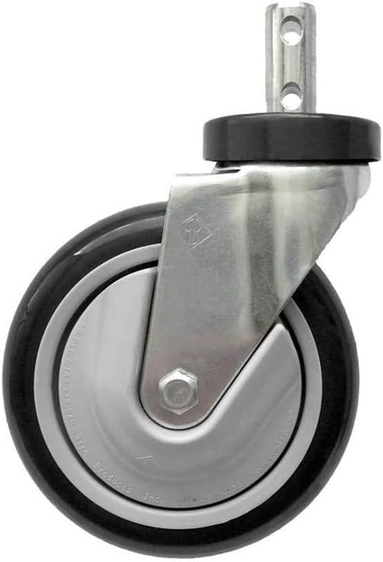 CSTR88G-4PK 5 in. Clean Wheel System Mega-Caster Gray - Pack of 4