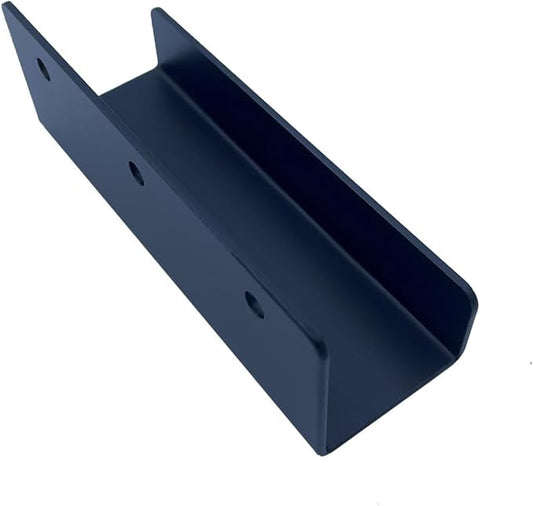 4 PCS Black Tile Hanger Steel Wall Tile Bracket Wall Display,Ladder Hanger for Wall Mount U Bracket,Billboard Hook Wall Bracket ,Thickness 2 mm,(Slot width-38mm)