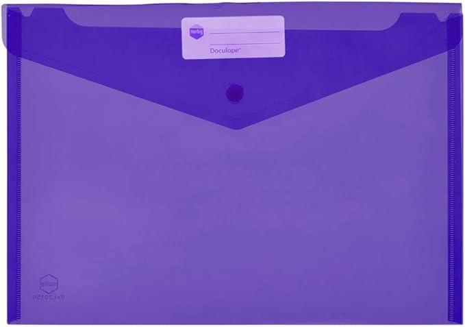 MARBIG(R) 2015019 Doculope A4 Document Wallet (Purple)