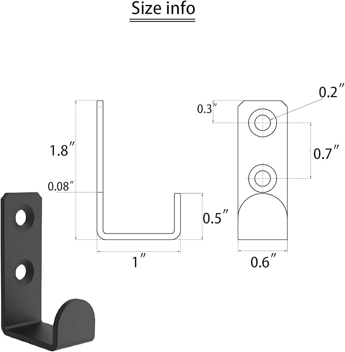 Hooks for Hanging Stainless Steel Heavy Duty Coat Hook Wall Hooks Robe Hanger Hooks Hanging Hat Key Holder for Towel and Bags Indoor Outdoor (Square, Normal)
