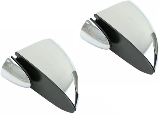 Metal Adjustable Wood/Glass Shelf Bracket Wall Mount 2 Pcs or One Pair, Polished Chrome