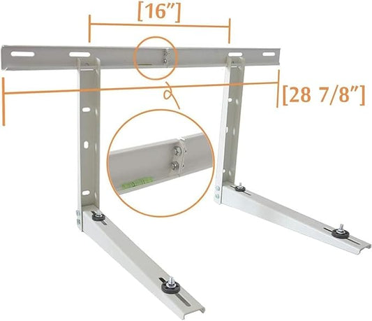 Mini Split Wall mounting Bracket,Outdoor Wall Mounting Bracket for Mini Split Heat Pump SystemAir Conditioner 7000-18000 Btu Condenser