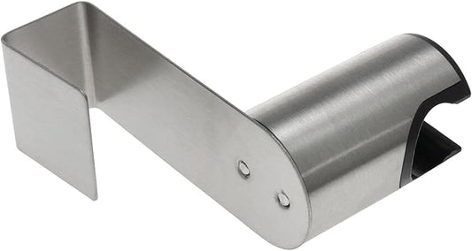 304 Stainless Steel Wall Mounted Toilet Bidet Sprayer Bracket 1.654 x 3.858 inch Silver for Bathroom Storage Hook 1PCS