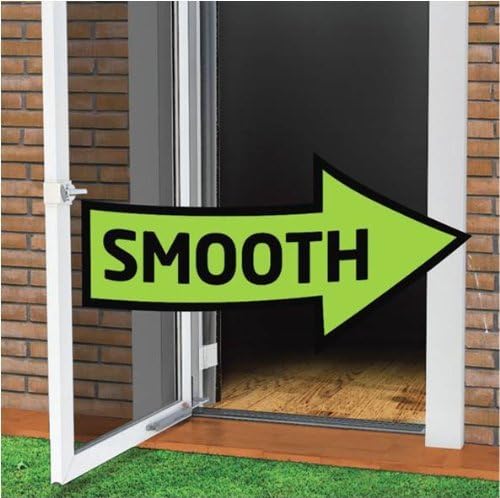 Touch 'n Hold Smooth Dual Door Closer System (Green) – Heavy-Duty - Touch-Button Hold Open Feature & Smooth Closing Motion - Storm & Security Door (Medium/Heavy Weight). New Door/Replace Old Unit