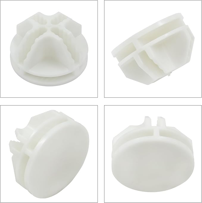 20 Pcs Wire Cube Connectors, Plastic Grid Cube Organizer Connector for Modular Closet Storage Organizer & Wire Shelving (White)