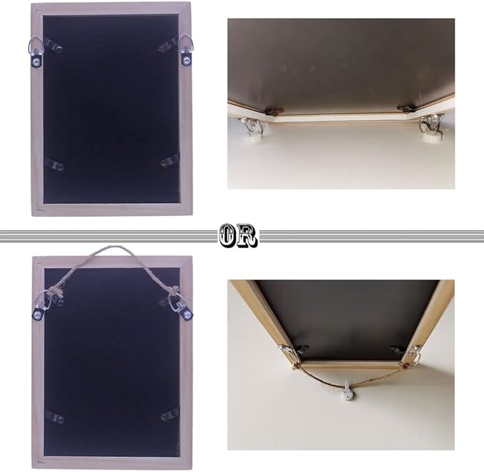 D-Ring Picture Hangers with Screws, 50 Pcs Single Hole Picture Hanging Hardware, Picture Hooks for Mirror, Clock, Decoration, Paintings, Artwork Picture Frame