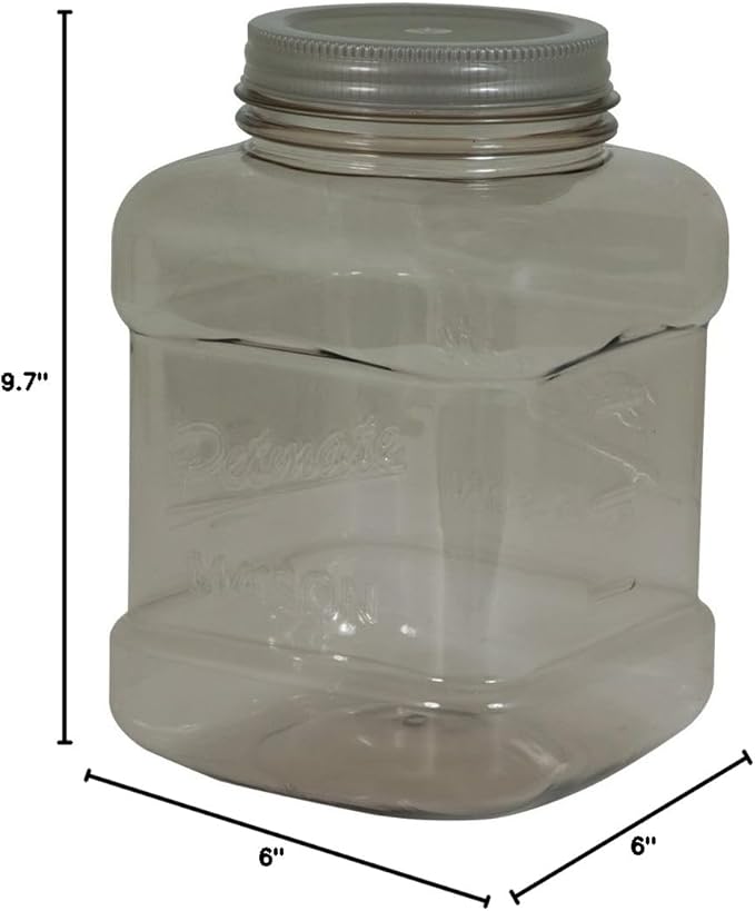 PETMATE MASON TREAT JAR 150OZ, Made in USA