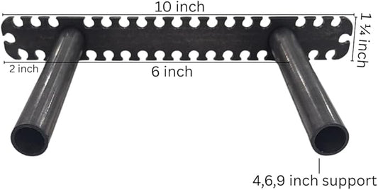 Floating Shelf Brackets - Sheppard Brackets - Easy Install - Heavy Duty (10 Inch)