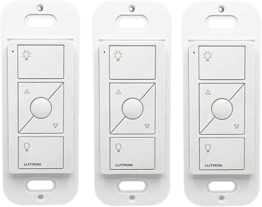 SplashNColor Wallplate Brackets for Lutron Caseta Pico Remote, 3-Pack – Seamless Remote Snap-in Installation Wall Bracket for Lutron Smart Switch, Durable Wall Mount Design for Lutron Pico Remote