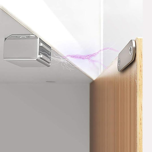 Mousike Cabinet Magnets 30lb Stainless Steel Magnetic Door Catch with Strong Magnetic for Kitchen Cupboard Wardrobe Closet Cabinet Door Drawer Latch