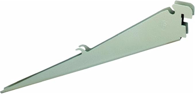 Organized Living freedomRail Angled Bracket for Ventilated Shelves, 12-inch - Nickel