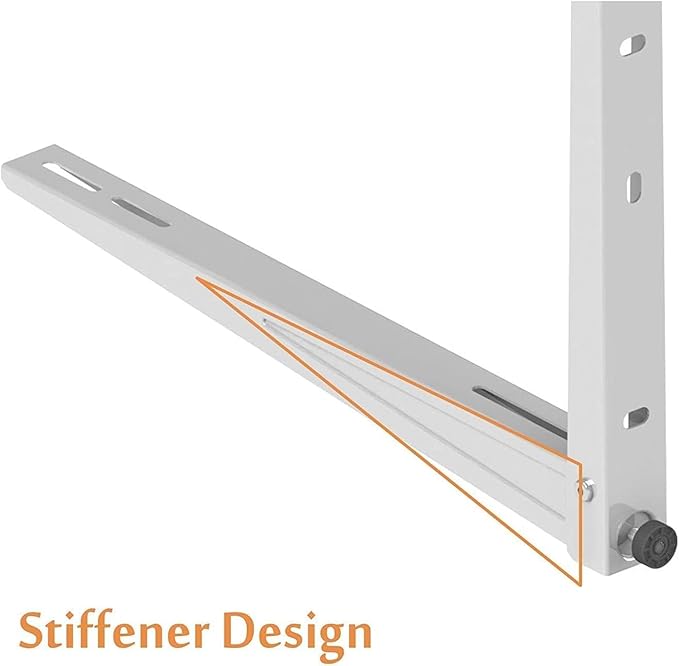 Mini Split Wall mounting Bracket,Outdoor Wall Mounting Bracket for Mini Split Heat Pump SystemAir Conditioner 7000-18000 Btu Condenser