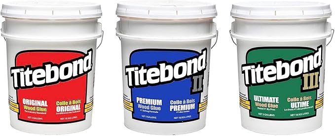Wood Glue, 5 gal., Tan