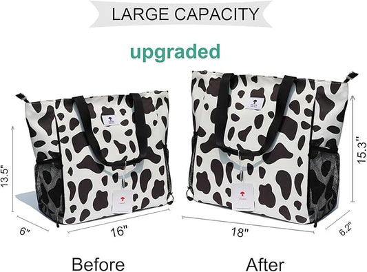 ESVAN Yoga Mat Bag Yoga Tote Carrier Shoulder Bag Carryall Tote for Office,Yoga,Pilates,Travel,Beach and Gym