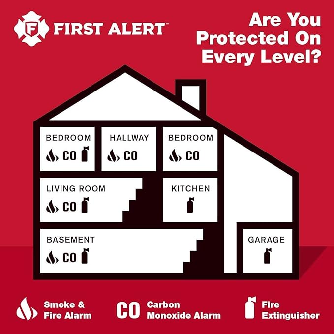 FIRST ALERT BRACKET10 Replacement Fire Extinguisher Bracket, Black