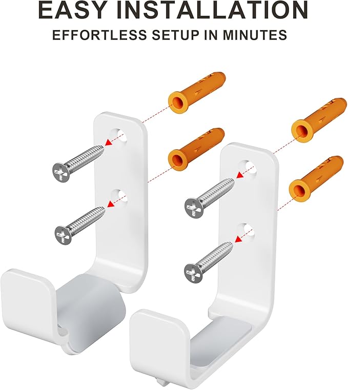 Ironing Board Holder 304 Stainless White, Ironing Board Hanger Y T Leg Heavy Duty Iron Board Holder Hook for Laundry Room