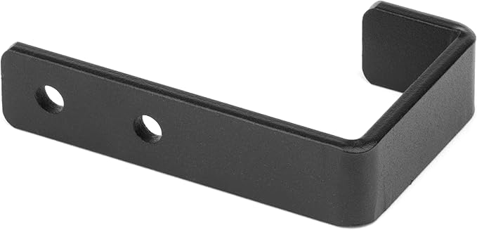 4 Pack 4-3/8" Heavy Duty Steel J Hooks, Wall Mount Utility Hook for Hanging Barbells Garage Storage, Black, Load 220 lbs
