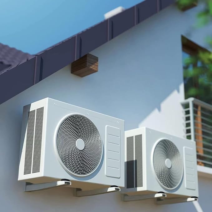 Mini Split Wall Mounting Bracket for Air Conditioner Heat Pump System Unit 7000-15000 BTU, Heavy Duty Foldable Support Bracket for for Ductless Mini Split, HVAC, Compressor