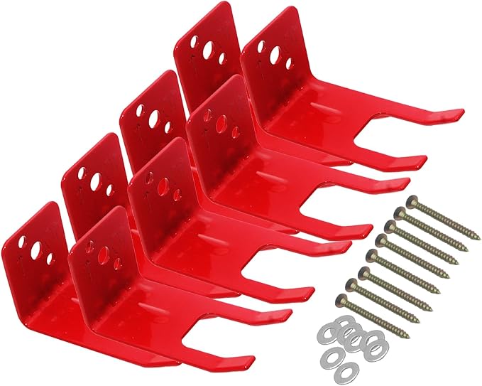 Fire Extinguisher Mounts & Brackets,8 Pack Fire Extinguisher Brackets and Holders, Fire Extinguisher Wall Hook Holder Hanger for 5 to 13 lbs fire Extinguisher Mount