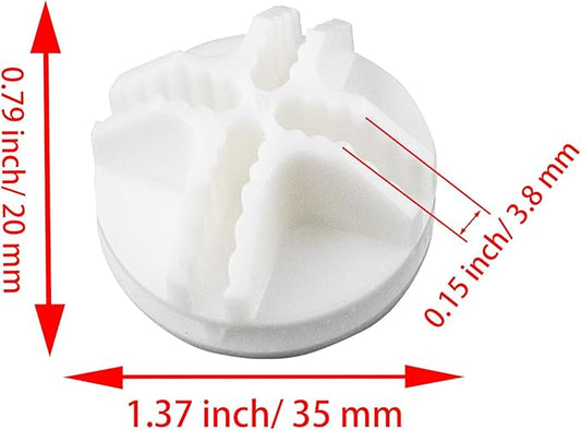 40PCS Cube Connectors Plastic Storage Wire Cube Connectors ABS Connectors Organizer for Modular Closet Storage Organizer, Wire Shelving, Wardrobe, Shoe Rack Clips, Pet Carrier, White