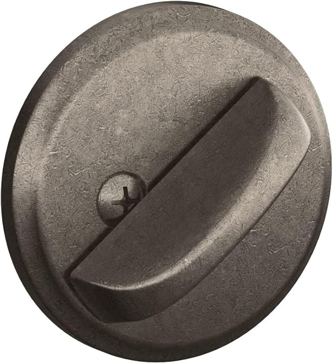 Schlage B60N621 Deadbolt with Standard Trim Keyed 1 Side, Highest Residential Security, Single Cylinder, Distressed Nickel
