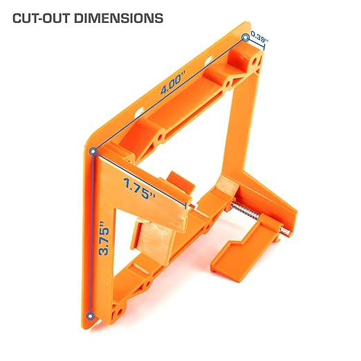 Cmple - Low Voltage Mounting Bracket 2 Gang Multipurpose Drywall Mounting Wall Plate Bracket (Dual Gang, 10 Pack)