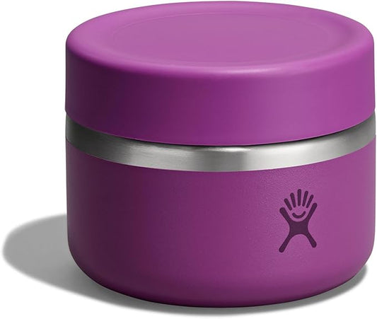 Hydro Flask Food Jar – Insulated Stainless Steel, Snack Travel Container for Hot Food & Soup 12 Oz Supernova Purple
