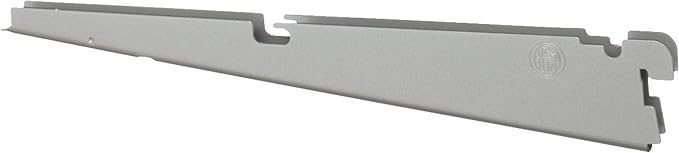 Organized Living freedomRail Bracket for Ventilated Shelves, 12-inch - Nickel