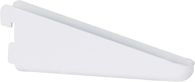 Organized Living freedomRail Bracket for Wood Shelves, 6.5-inch - White