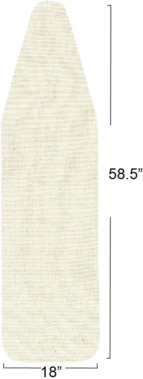 Household Essentials Deluxe Series Fiber Pad and Cover, Natural