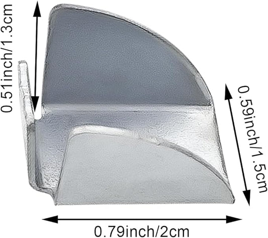 15 PCS Shelf Clips Bracket Replacement for Garage Cabinet, Removable Metal Shelf Support Clips Attachment Easy Install