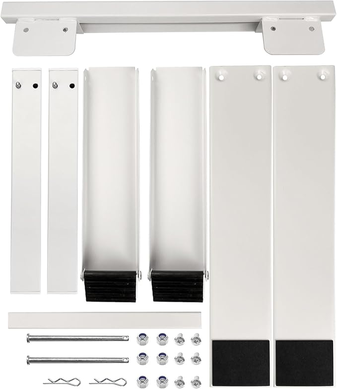 Window Air Conditioner Support Bracket, Window AC Support Bracket No Drilling Required – Easy to Install Universal Window AC Mount,(up to 200 lbs)