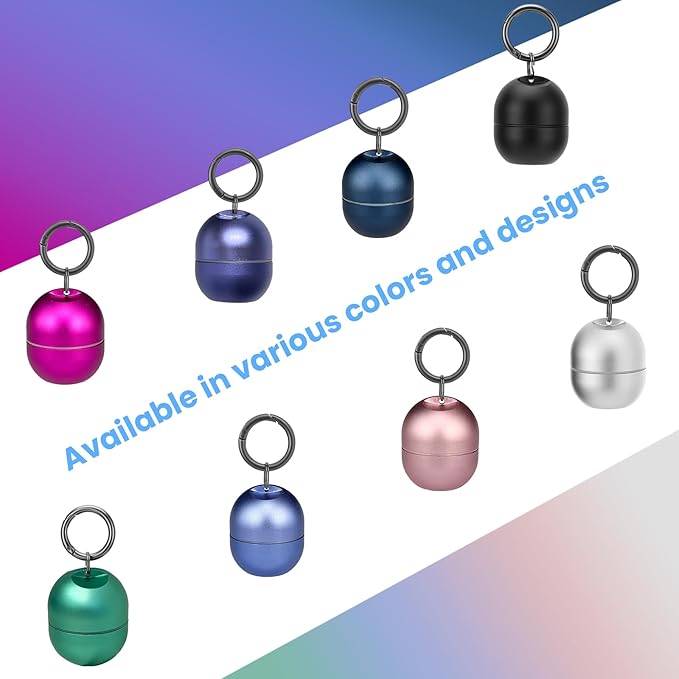 Jewelry Ring Holder Keychain,Portable Travel Sports Ring Keeper Case,Mini Small Versatile Carrying Display Storage Organizer Box With Key Chain