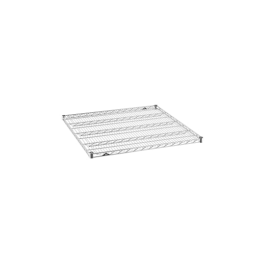 Metro Super Erecta 3636NC Chrome Shelf - Industrial Metal Wire Shelving for Restaurants, Kitchens, Home and More - 36"W x 36"L, 800 lbs. Capacity - Includes 1 Wire Shelf, Split Sleeves - NSF Certified