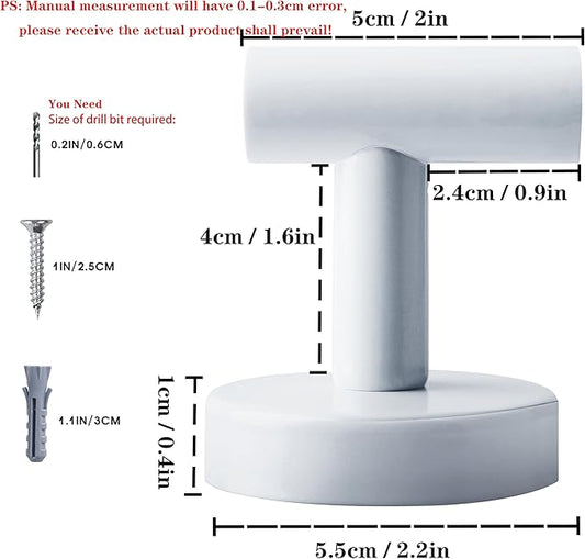 4 Pack Towel Hooks Bathroom Wall Hook Holder Stainless Steel Coat Robe Clothes Hook for Bath Kitchen Hotel Garage(White)