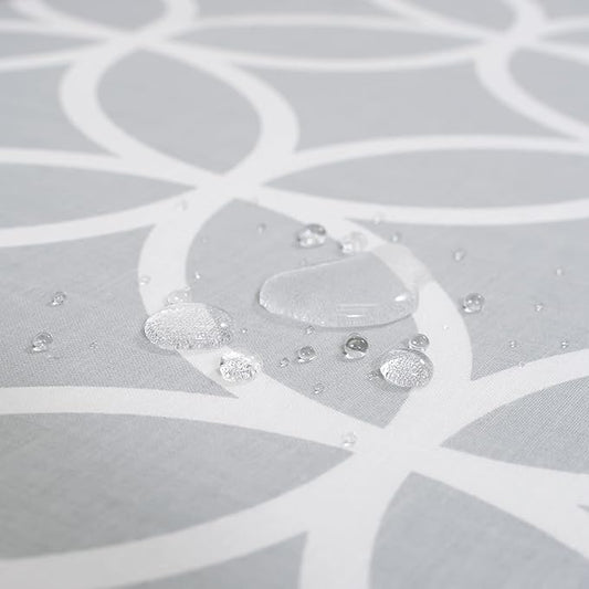 Westex Circles Heavy Duty Ironing Board Cover and Pad, Thick 3-Layer Stain Resistant Padding, Elasticized Skirt, Click-to-Close Fastener, 15 x 54 Inch (Board NOT Included, Cover ONLY)