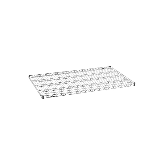 Metro Super Erecta 3048NC Chrome Shelf - Industrial Metal Wire Shelving for Restaurants, Kitchens, Home and More - 30"W x 48"L, 800 lbs. Capacity - Includes 1 Wire Shelf, Split Sleeves - NSF Certified