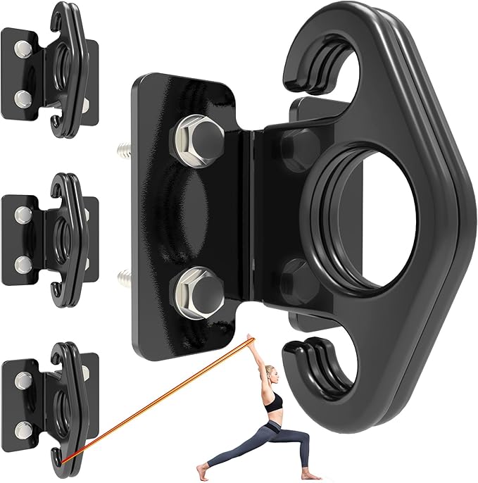 Resistance Band Wall Anchor Set,No Weld Wall Mount for Exercise Bands & Suspension Straps Resistance Band Wall Mount System Compact Strength Training Kit for Home Gym Workouts & Physical Therapy