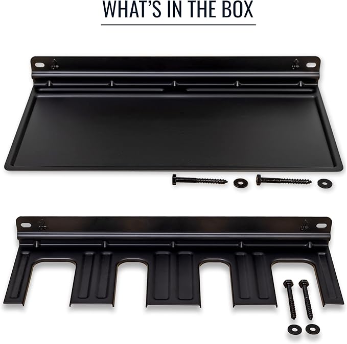 StoreYourBoard Power Tool Organizer Kit, Holds Drills and Power Tools, Shelf, Wall Mount Garage Storage Rack