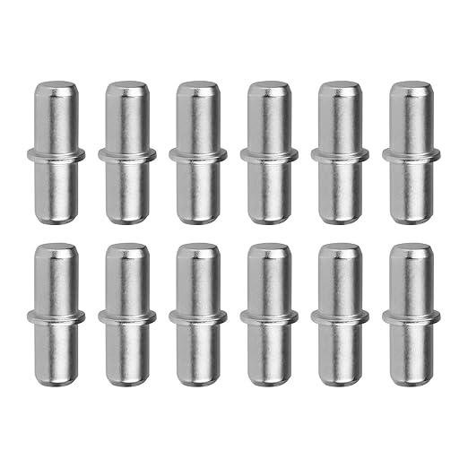 Shelf Support Pins/Pegs for IKEA Part 101532, for UTRUSTA, ARSTA, AVDALA, KNOXHUL, TMETOD, Ivar and Similar Systems - 12 Pcs