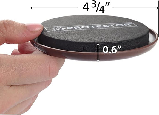Furniture Sliders for Carpet X-PROTECTOR - 8 PCS Best Heavy Moving Pads 4 3/4" - Sliders for Furniture. Move Your Furniture Easy with Reusable Furniture Movers Sliders for Carpets!