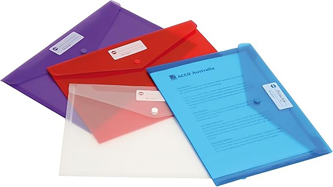 Marbig 2015001 Doculope Document Wallet PP A4 Blue