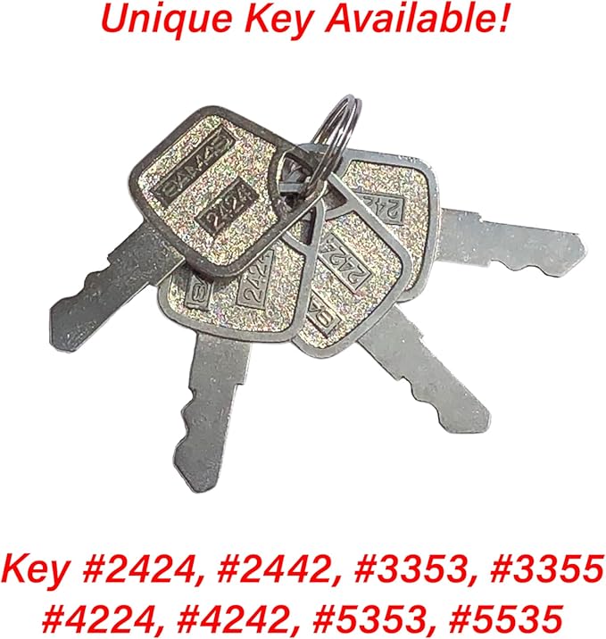 SAM4s Key Number 2424, Four Keys for 16" Cash Drawer