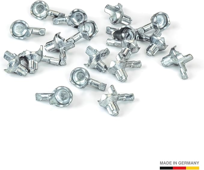Shelf Support Pegs - Made in Germany - Compatible with IKEA Billy - Cabinet Shelf pins (20 Pieces)