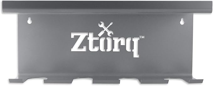 Ztorq Cordless Drill Tool Organizer - Drill holder storage wall mount shelf rack and charging station to optimize garage organization and power tool storage