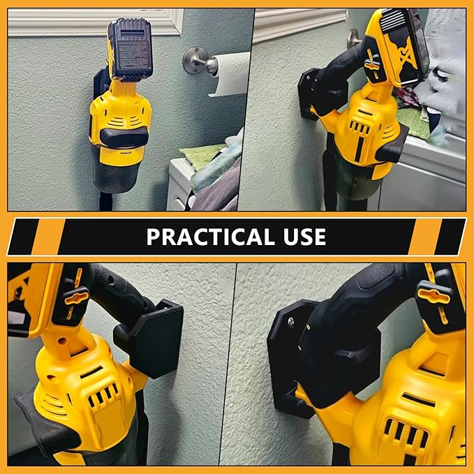Wall Bracket for Dewalt Stick Vacuum(DCV501HB), Wall Mount Holder for Dewalt Cordless Stick Vacuum, Accessories for Dewalt Vacuum