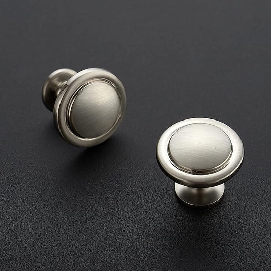 Ravinte 40 Pack 1-1/4 Inch Kitchen Cabinet Knobs Brushed Nickel Zinc Pulls Door Handles for Dresser Drawers