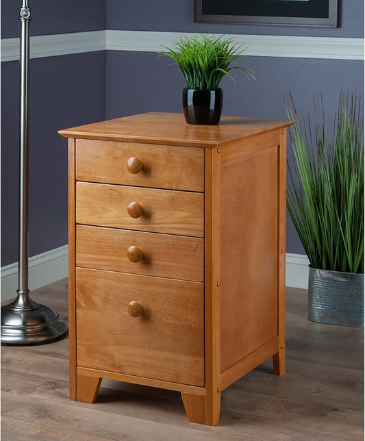 Winsome Studio File Cabinet, Honey